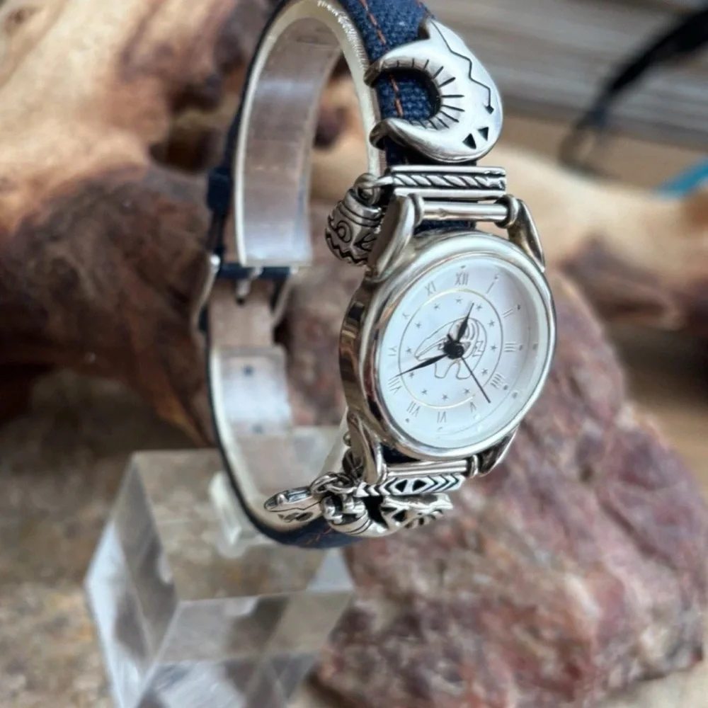 VINTAGE Prerogatives Native American Southwest Charm Watch Interchangeable NEW!